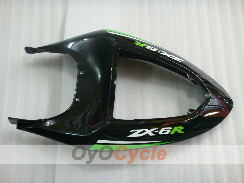 Injection Fairing kit for 05-06 NINJA ZX-6R - Green, Black - Nakano #OYO87901890