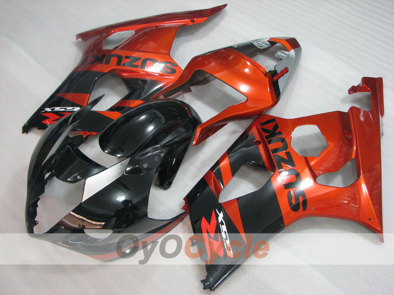 Injection Fairing kit for 03-04 GSX R1000 - Orange, Black - Factory Style #OYO87901893