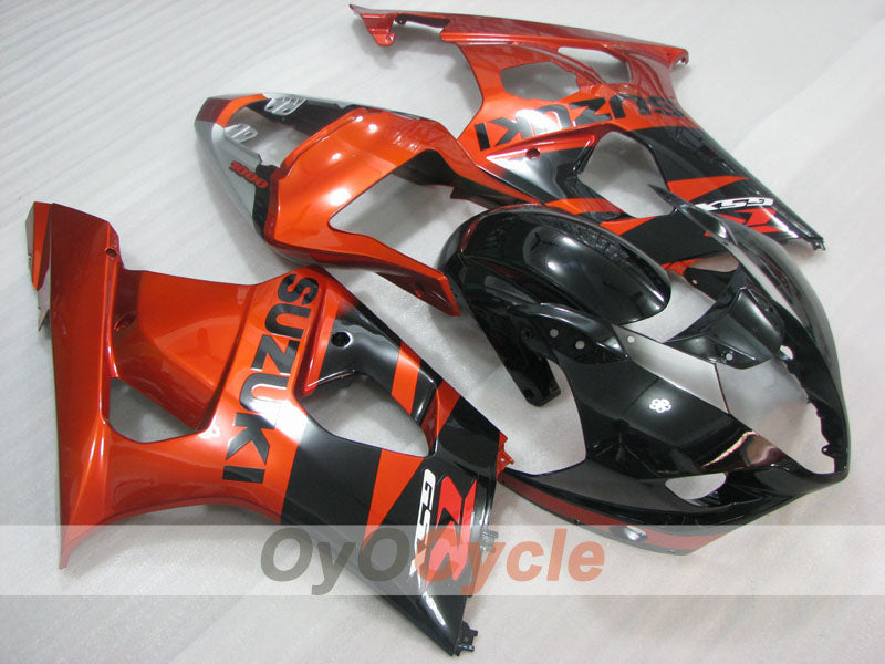 Injection Fairing kit for 03-04 GSX R1000 - Orange, Black - Factory Style #OYO87901893 Main image