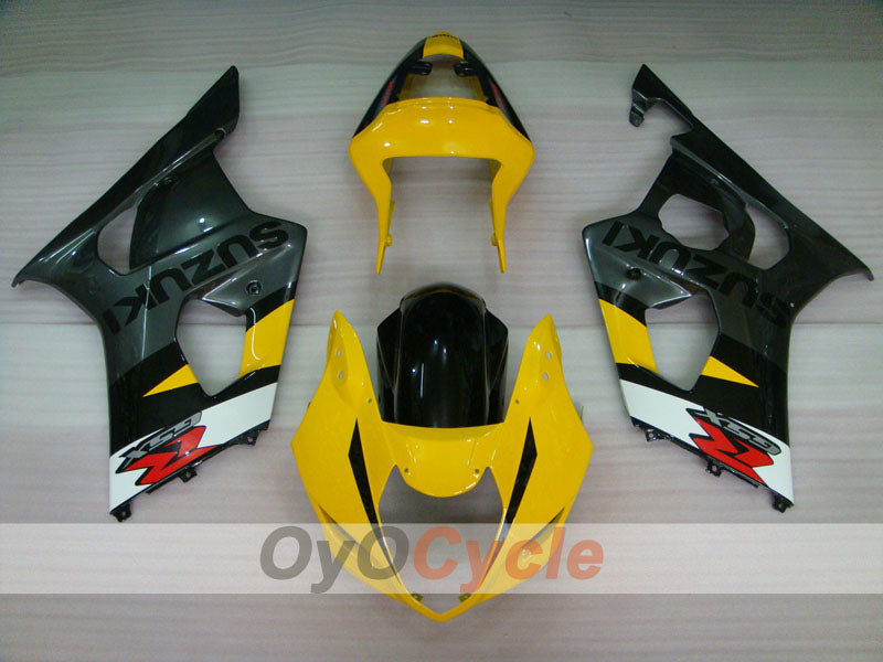 Injection Fairing kit for 03-04 GSX R1000 - Yellow, Black - Factory Style #OYO87901912 Secondary image