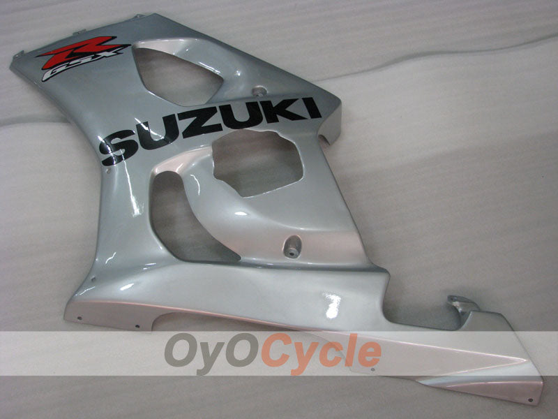 Injection Fairing kit for 03-04 GSX R1000 - Black, Silver - Factory Style #OYO87901913