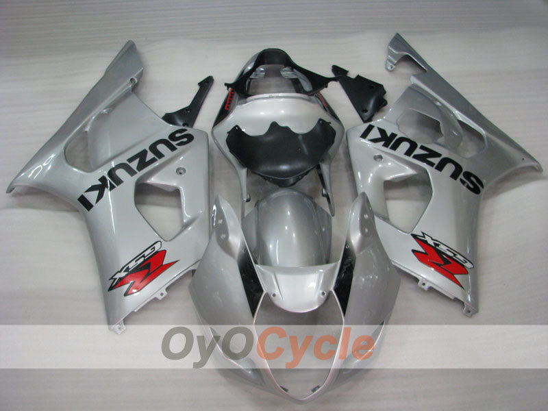 Injection Fairing kit for 03-04 GSX R1000 - Black, Silver - Factory Style #OYO87901913 Secondary image