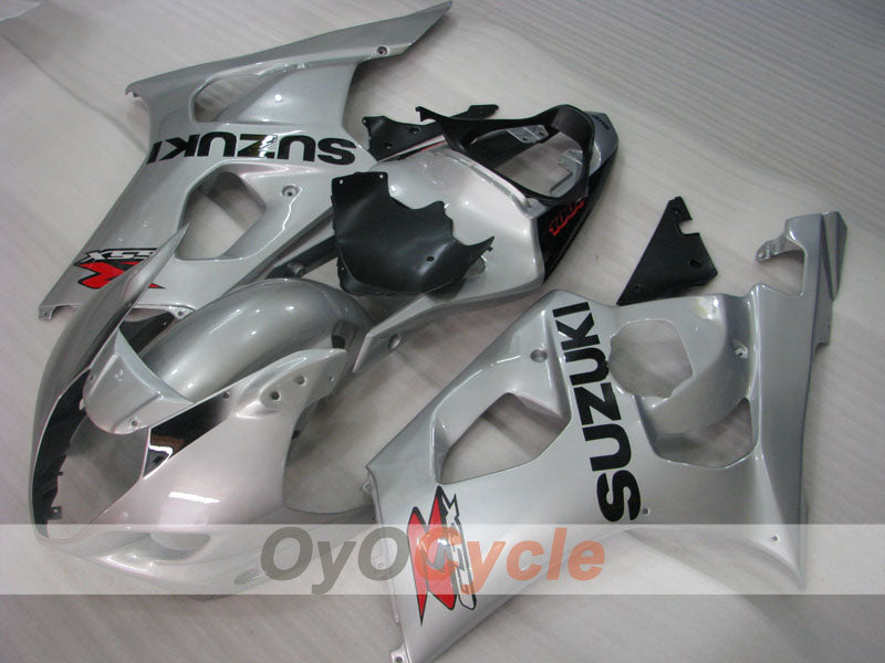 Injection Fairing kit for 03-04 GSX R1000 - Black, Silver - Factory Style #OYO87901913