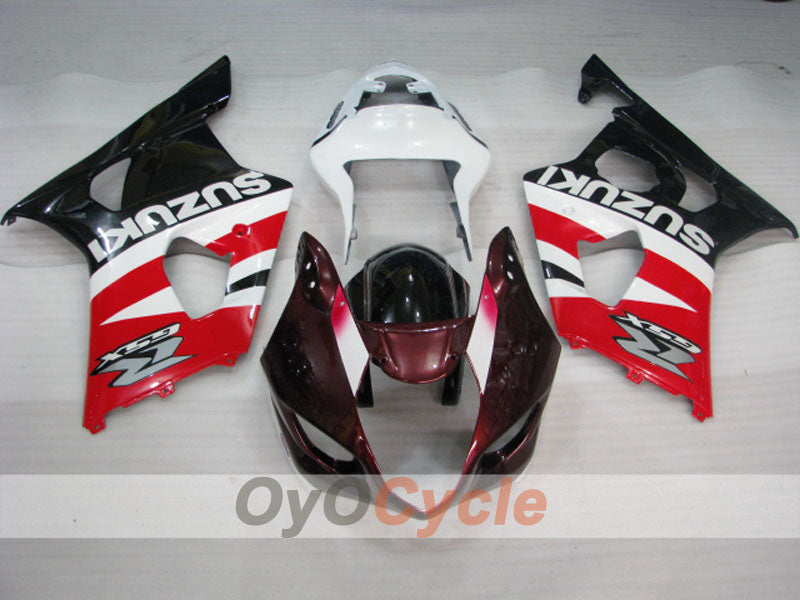 Injection Fairing kit for 03-04 GSX R1000 - Red, White - Factory Style #OYO87901915 Secondary image