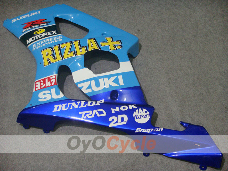 Injection Fairing kit for 03-04 GSX R1000 - Blue - Rizla+ #OYO87901922