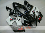 Injection Fairing kit for 03-04 GSX R1000 - White, Black - West #OYO87901926