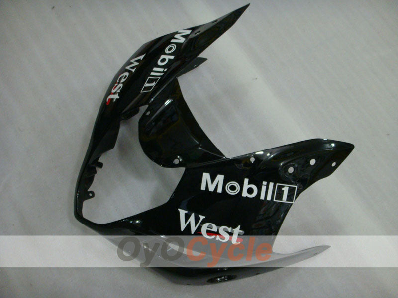 Injection Fairing kit for 03-04 GSX R1000 - White, Black - West #OYO87901926