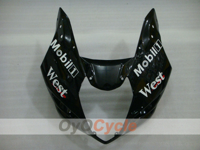 Injection Fairing kit for 03-04 GSX R1000 - White, Black - West #OYO87901926