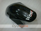 Injection Fairing kit for 03-04 GSX R1000 - White, Black - West #OYO87901926