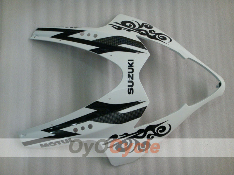 Injection Fairing kit for 05-06 GSX R1000 - White, Black - Corona, MOTUL #OYO87901945