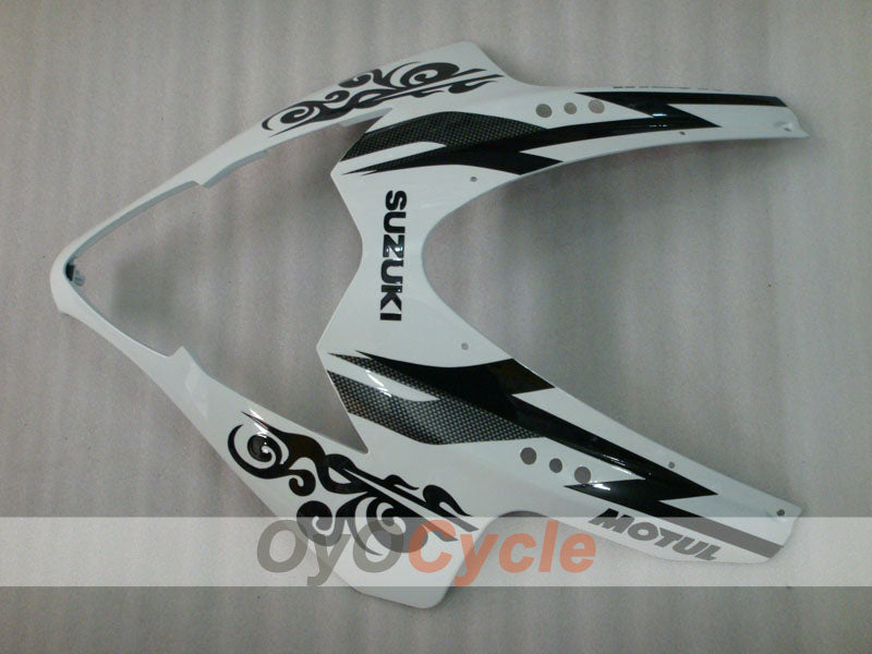 Injection Fairing kit for 05-06 GSX R1000 - White, Black - Corona, MOTUL #OYO87901945