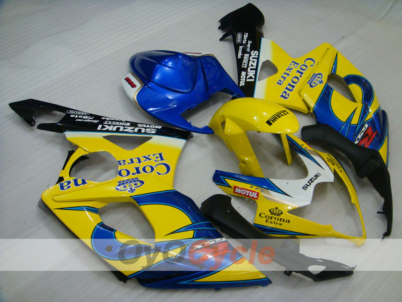 Injection Fairing kit for 05-06 GSX R1000 - Yellow, Blue - Corona, MOTUL #OYO87901948