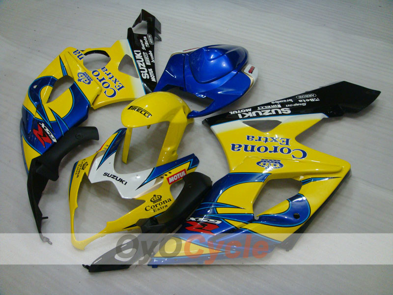 Injection Fairing kit for 05-06 GSX R1000 - Yellow, Blue - Corona, MOTUL #OYO87901948