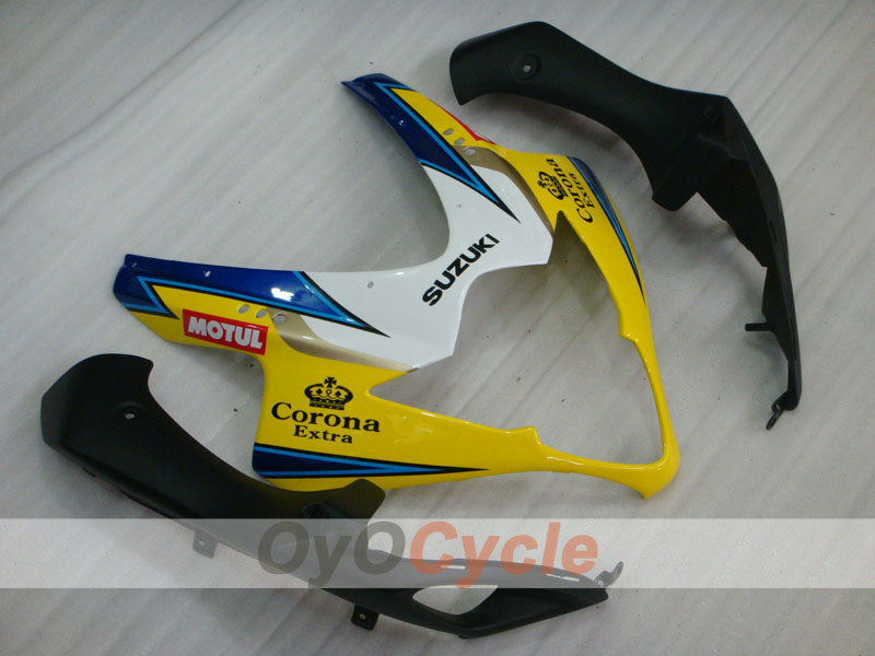 Injection Fairing kit for 05-06 GSX R1000 - Yellow, Blue - Corona, MOTUL #OYO87901948