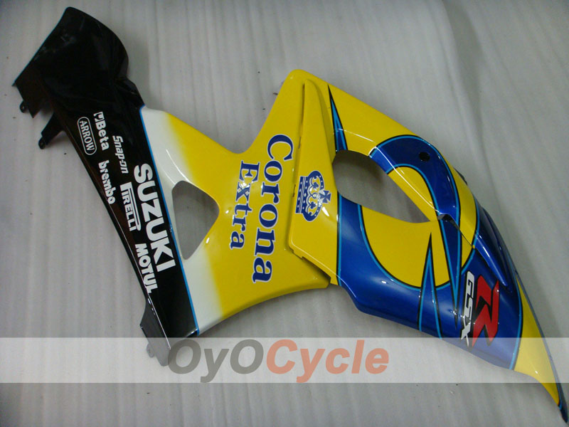 Injection Fairing kit for 05-06 GSX R1000 - Yellow, Blue - Corona, MOTUL #OYO87901948