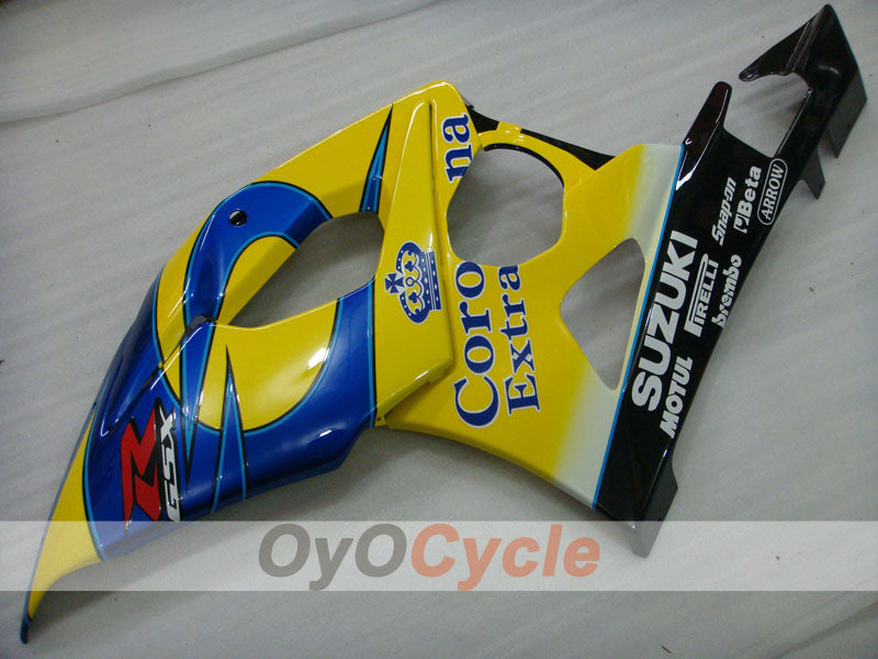 Injection Fairing kit for 05-06 GSX R1000 - Yellow, Blue - Corona, MOTUL #OYO87901948