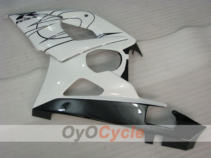Injection Fairing kit for 05-06 GSX R1000 - White, Black - Corona, MOTUL #OYO87901949