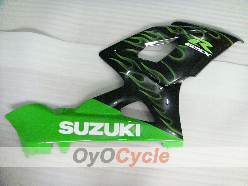 Injection Fairing kit for 05-06 GSX R1000 - Green, Black - Flame #OYO87901960