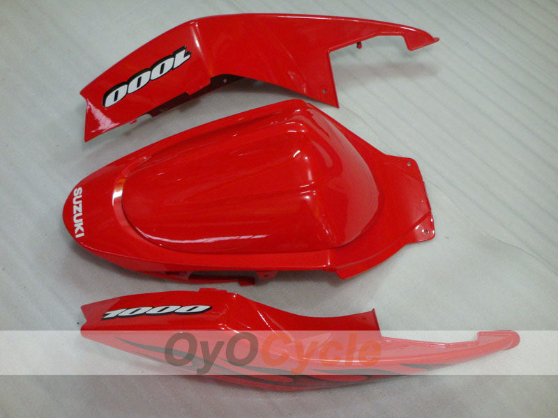 Injection Fairing kit for 05-06 GSX R1000 - Red, Black - Flame #OYO87901964