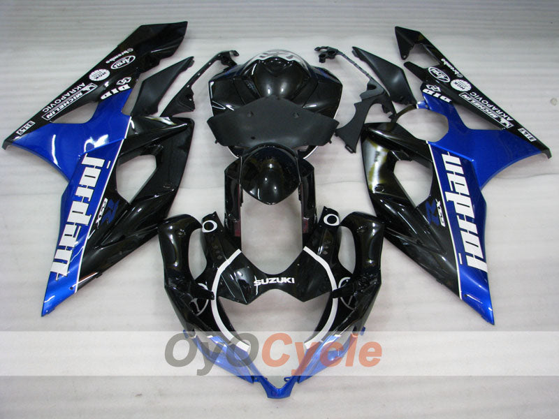 Injection Fairing kit for 05-06 GSX R1000 - Blue, Black - Jordan, MICHELIN #OYO87901975