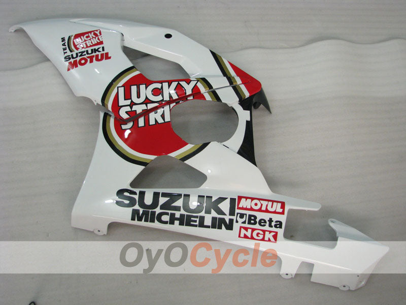 Injection Fairing kit for 05-06 GSX R1000 - Red, White - Lucky Strike, MICHELIN, MOTUL #OYO87901979