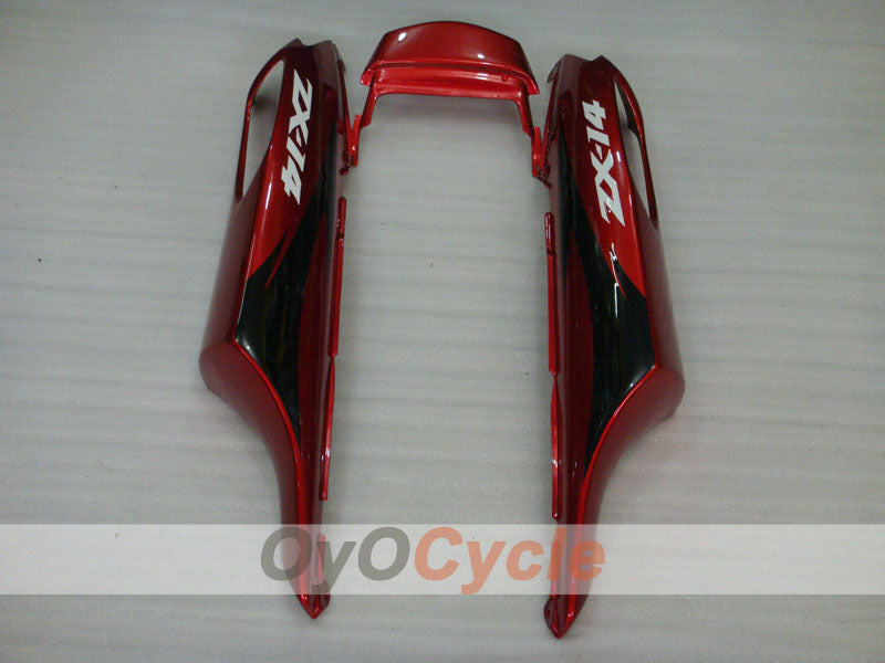 Injection Fairing kit for 06-11 NINJA ZX-14R - Red, Black - Factory Style #OYO87901998