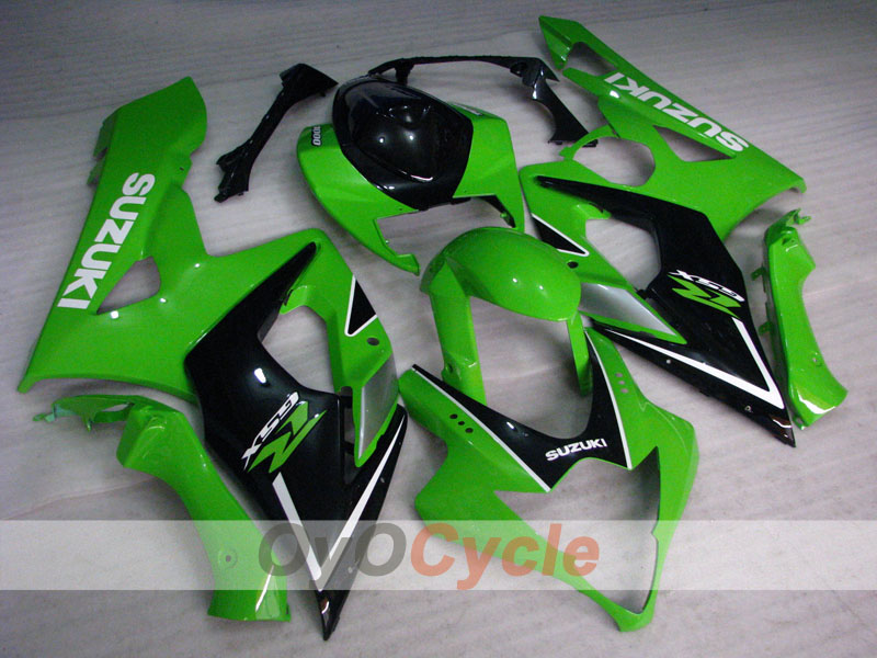 Injection Fairing kit for 05-06 GSX R1000 - Green, Black - Factory Style #OYO87902010 Main image