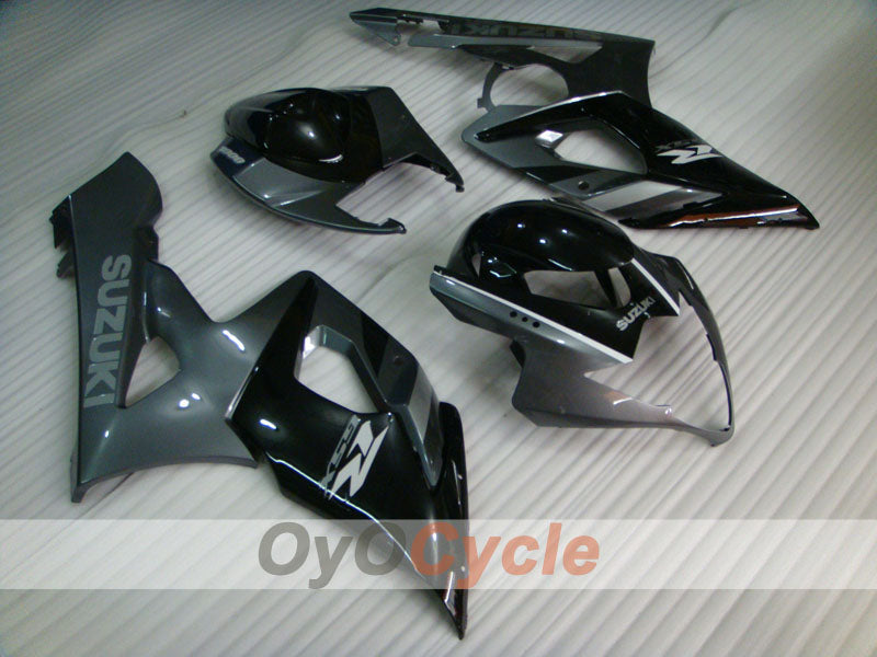 Injection Fairing kit for 05-06 GSX R1000 - Black, Grey - Factory Style #OYO87902018 Main image