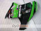 Injection Fairing kit for 06-11 NINJA ZX-14R - Green, Black - Monster #OYO87902020