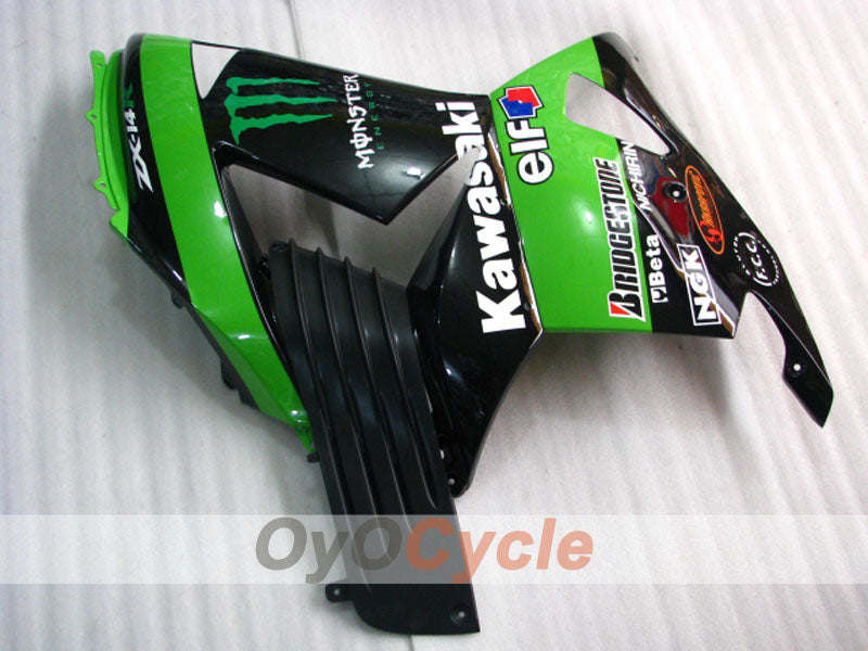 Left & Right Side Fairing For Kawasaki 06-11 Ninja ZX-14R #OYO87913579 Secondary image