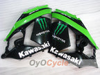 Injection Fairing kit for 06-11 NINJA ZX-14R - Green, Black - Monster #OYO87902020