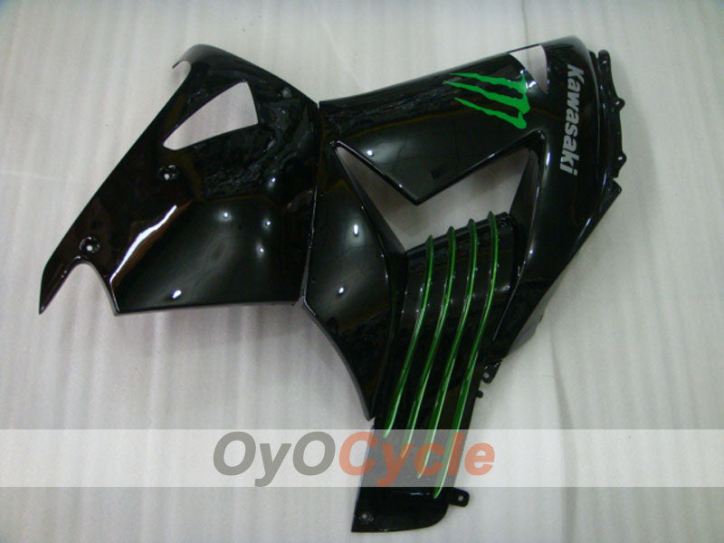 Injection Fairing kit for 06-11 NINJA ZX-14R - Black - Monster #OYO87902022