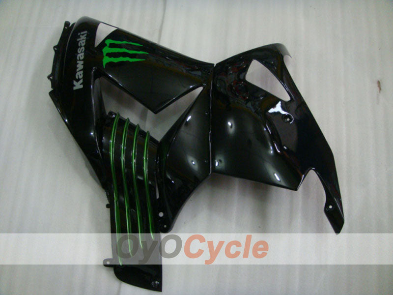 Injection Fairing kit for 06-11 NINJA ZX-14R - Black - Monster #OYO87902022