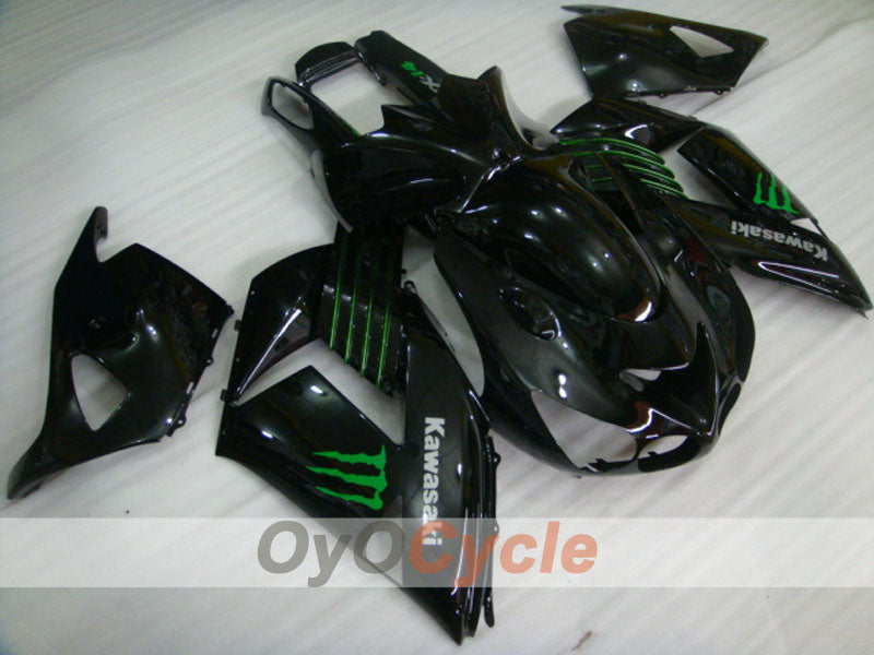 Injection Fairing kit for 06-11 NINJA ZX-14R - Black - Monster #OYO87902022