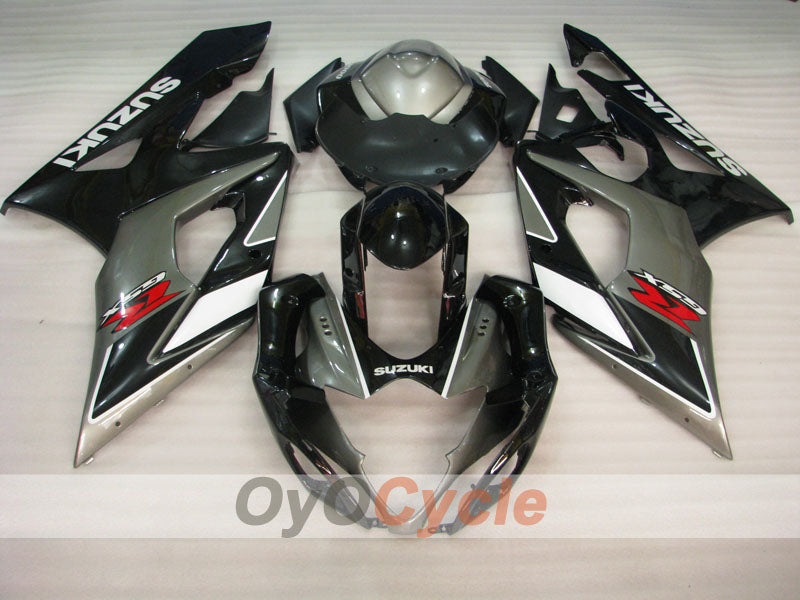 Injection Fairing kit for 05-06 GSX R1000 - Black, Silver - Factory Style #OYO87902035 Secondary image