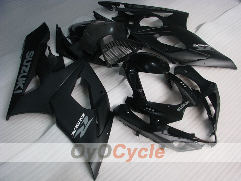 Injection Fairing kit for 05-06 GSX R1000 - Black, Matte - Factory Style #OYO87902043 Main image