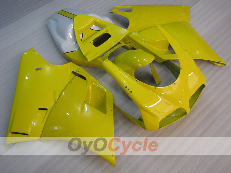Injection Fairing kit for 94-02 Ducati 748 - Yellow, White - Factory Style #OYO87902051 Secondary image
