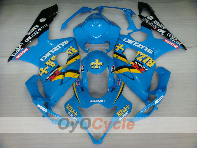 Injection Fairing kit for 05-06 GSX R1000 - Blue, Black - MOTUL, Rizla+ #OYO87902057
