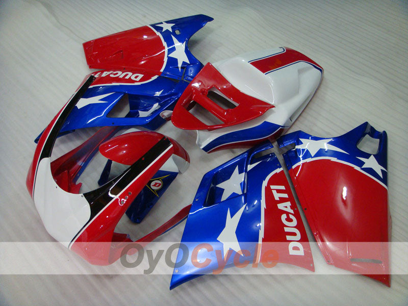 Injection Fairing kit for 94-02 Ducati 748 - Red, Blue - Factory Style #OYO87902058 Main image