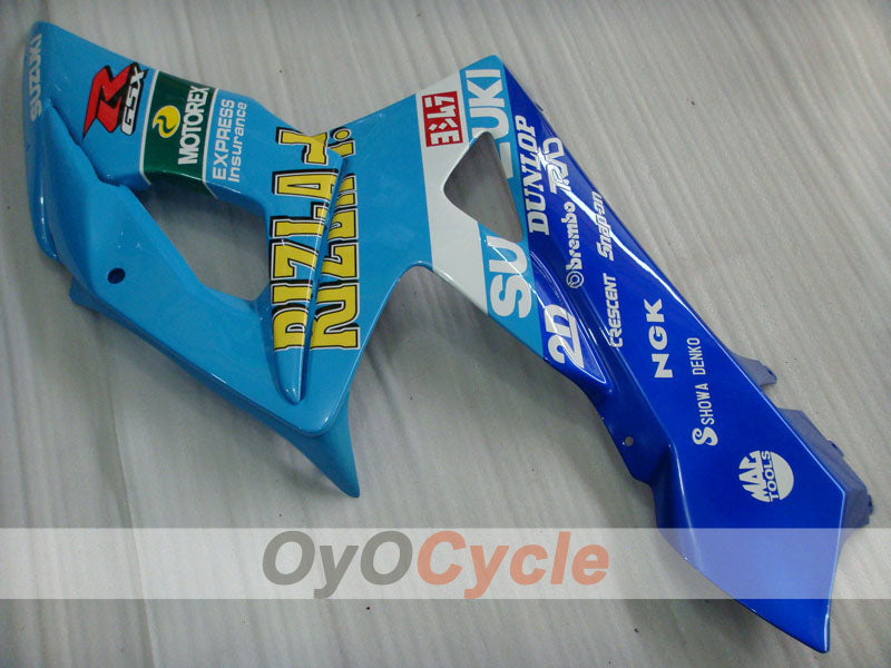 Injection Fairing kit for 05-06 GSX R1000 - Blue, White - Rizla+ #OYO87902060