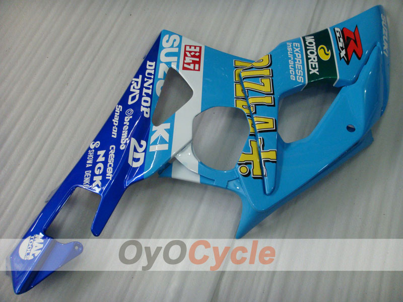 Injection Fairing kit for 05-06 GSX R1000 - Blue, White - Rizla+ #OYO87902060