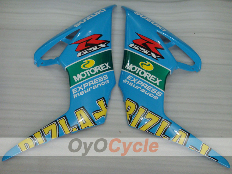 Injection Fairing kit for 05-06 GSX R1000 - Blue, White - Rizla+ #OYO87902060