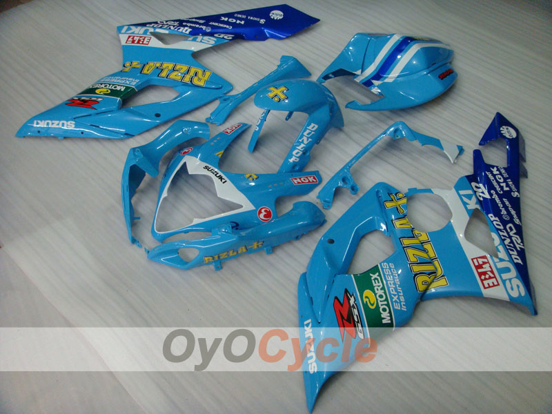 Injection Fairing kit for 05-06 GSX R1000 - Blue, White - Rizla+ #OYO87902060 Secondary image