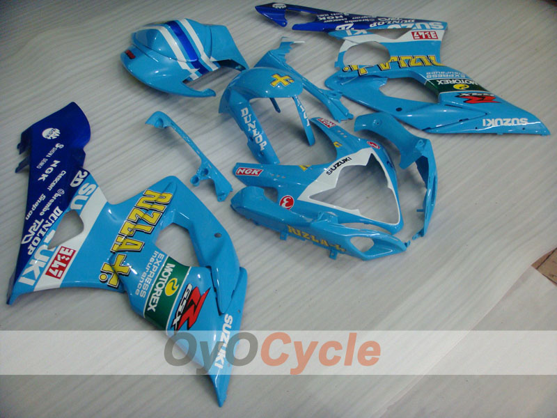 Injection Fairing kit for 05-06 GSX R1000 - Blue, White - Rizla+ #OYO87902060