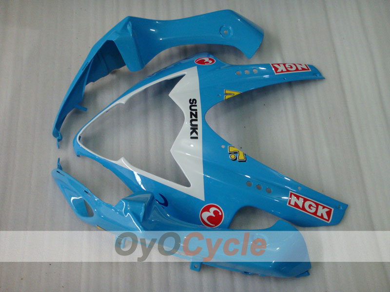 Injection Fairing kit for 05-06 GSX R1000 - Blue, White - Rizla+ #OYO87902060
