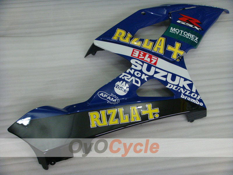 Injection Fairing kit for 05-06 GSX R1000 - Blue, Black - Rizla+ #OYO87902062