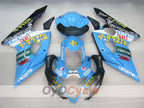 Injection Fairing kit for 05-06 GSX R1000 - Blue, Black - DUNLOP, Rizla+ #OYO87902063