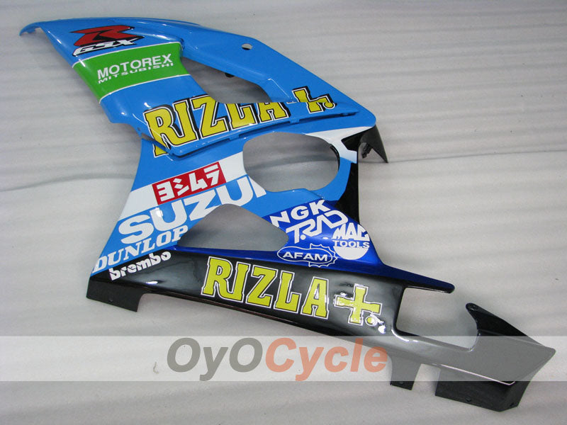 Injection Fairing kit for 05-06 GSX R1000 - Blue, Black - DUNLOP, Rizla+ #OYO87902063