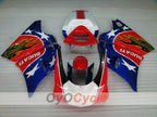 Injection Fairing kit for 94-02 Ducati 748 - Red, Silver - Flame #OYO87902065
