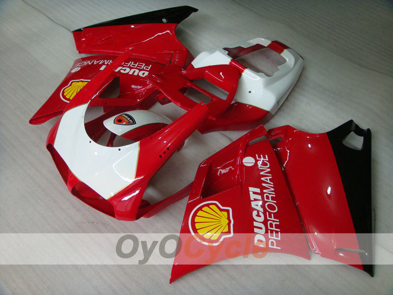 Injection Fairing kit for 94-02 Ducati 748 - Red, White - Performance #OYO87902074 Main image